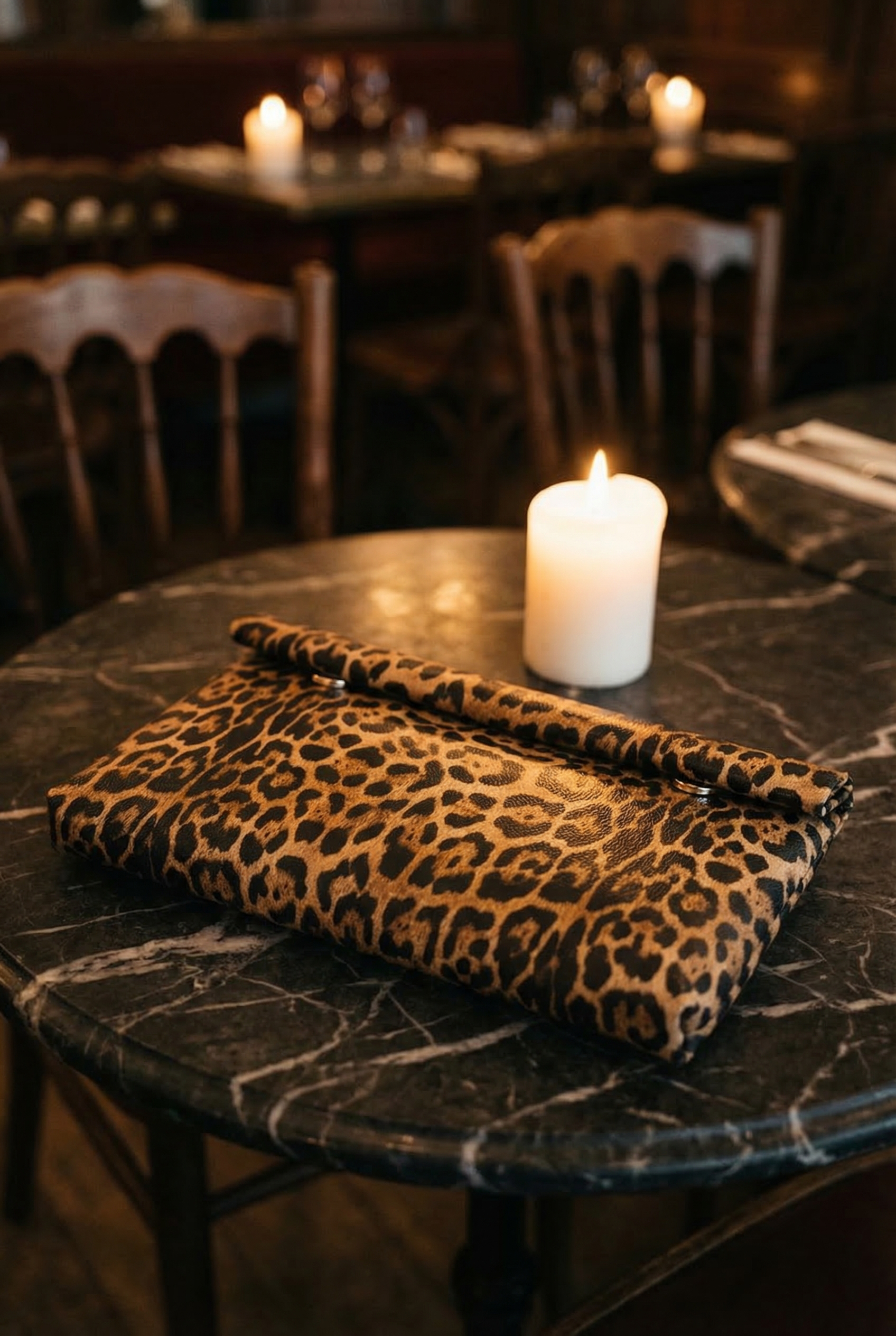 Leopard Clutch