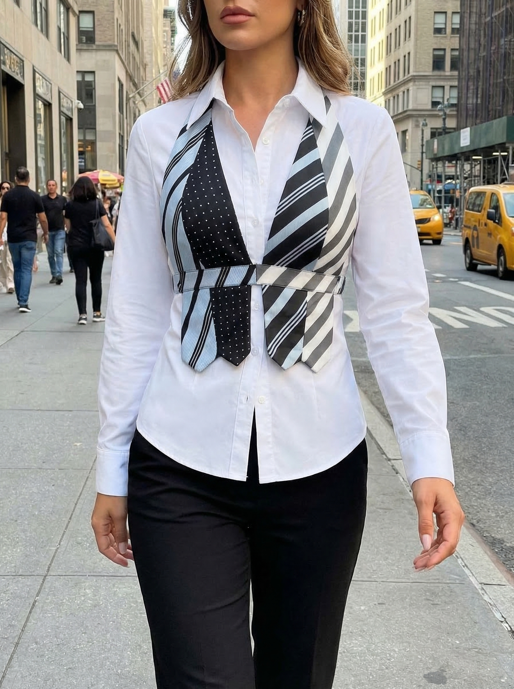 White House Black Tie Halter